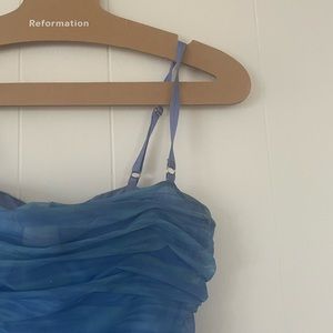 house of CB blue bodysuit